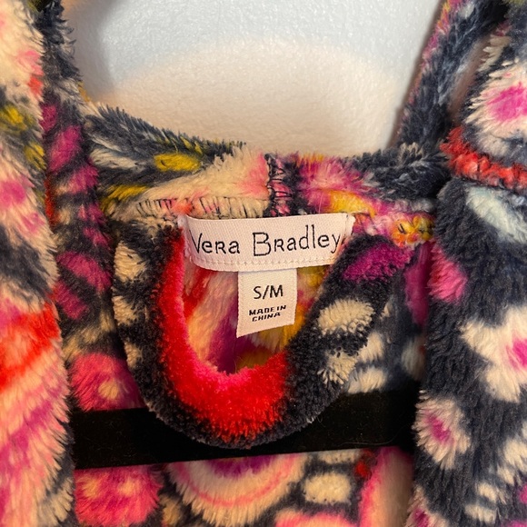 Vera Bradley Haymarket Plush Fleece Hooded Robe - Picture 5 of 8